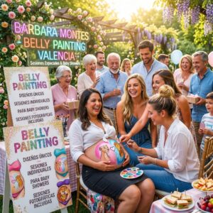 Belly painting en Valencia: Arte y emoción para celebrar tu embarazo